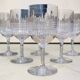 6 verres à eau en cristal Baccarat modèle Nancy