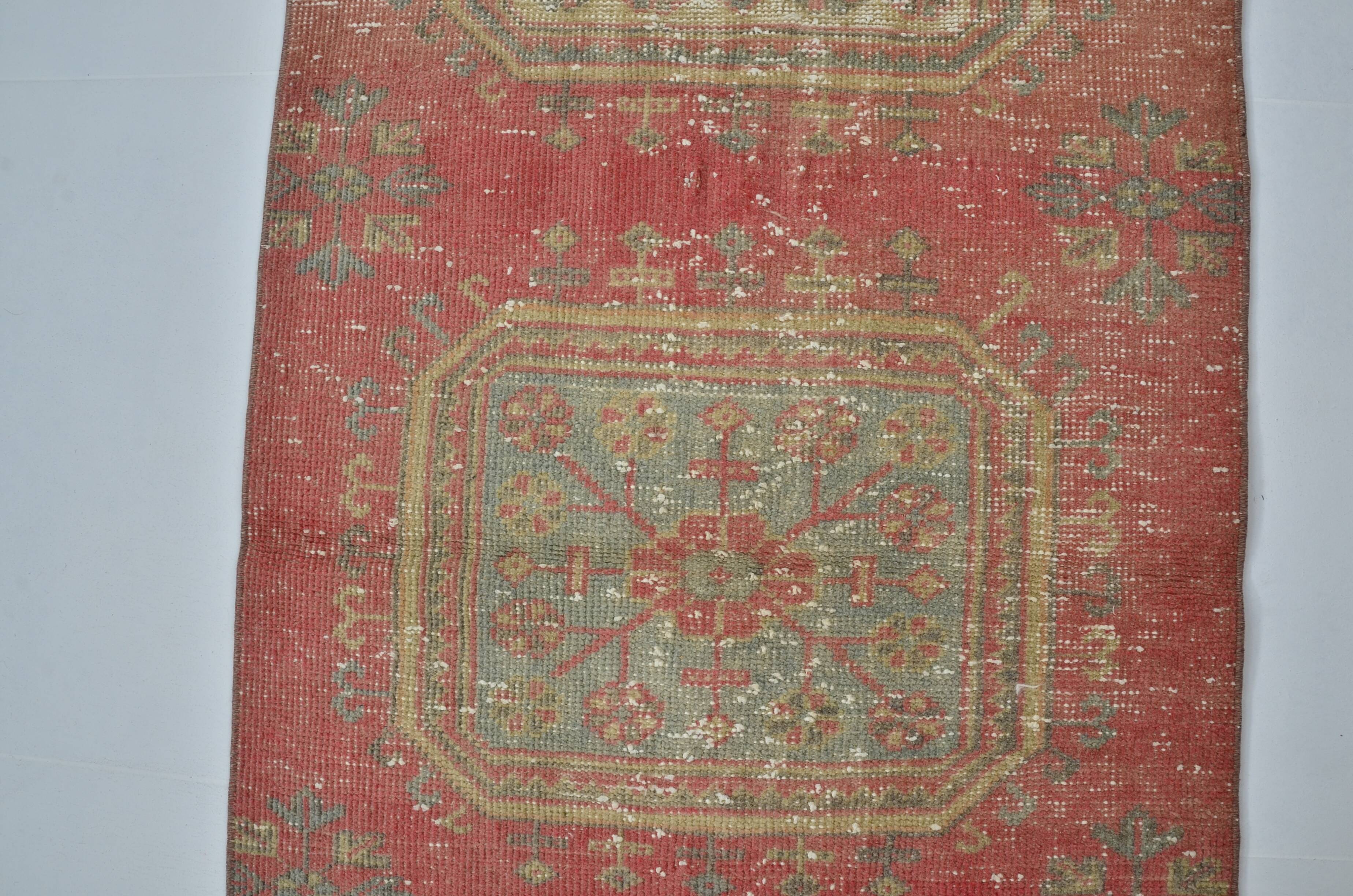 Oushak Vintage Handmade Runner Rug  sku 2131