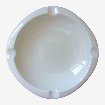 White porcelain ashtray