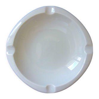 White porcelain ashtray