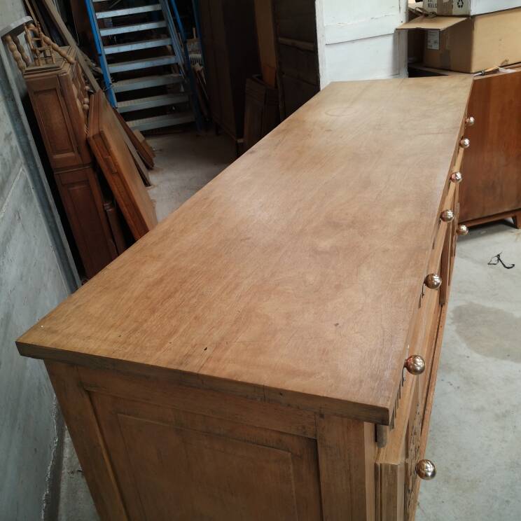 Sideboard buffet oak charles dudouyt art deco 1940