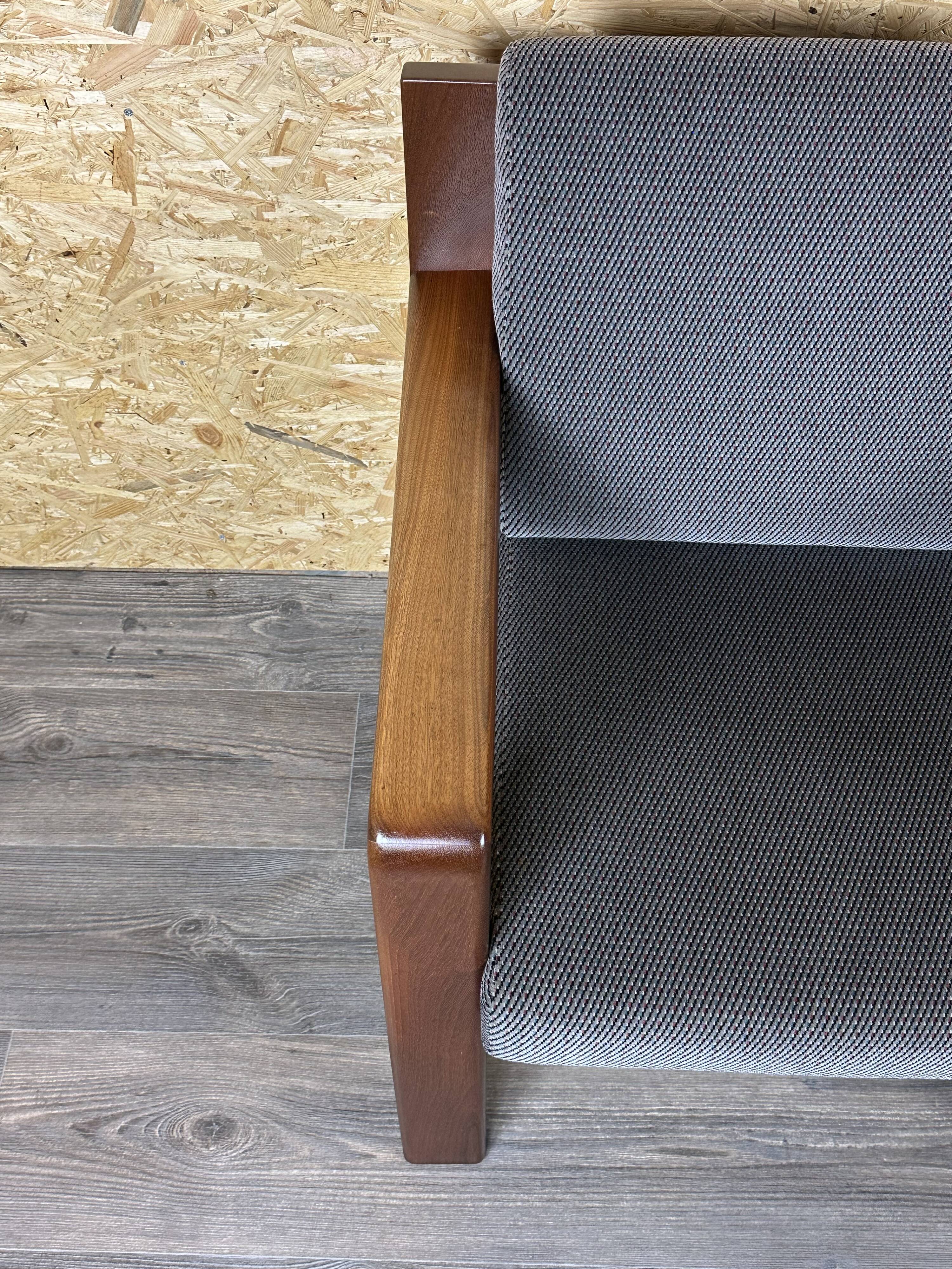 60s 70s Teak Easy Chair Lounge Chairs Danish Modern Design, Set of 2