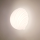 Pair of Vintage Shell-Shaped Opaline Glass Wall Lamps from Limburg, 1970s