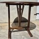 Petite table vigneronne ronde rabatable