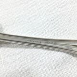 12 silver shell teaspoons