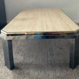 Travertine coffee table in the 70s