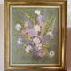Ancient painting, still life with wildflowers 60/80s