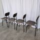 Chaises d'école industrielles vintage - STOL Kamnik - Yougoslavie des années 70 - Lot de 4