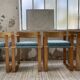 Set de 6 chaises chêne accoudoirs Ate Van Apeldoorn