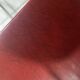 Pair of burgundy faux leather chairs