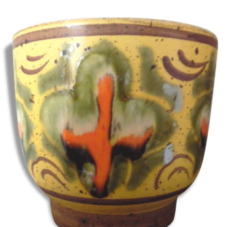 Pot en faience année 70