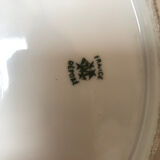 Decorative plate in Limoges porcelain