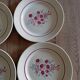 6 flat plates model Francine. Badonviller. Very good condition.