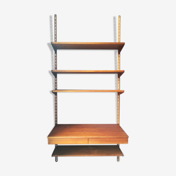 Scandinavian modular desk shelf by Kai Kristiansen, 1960