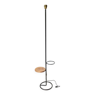 Lampe avec tablette et support à plante, années 50