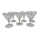6 old Baccarat crystal champagne glasses Piccadilly model signed