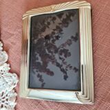 Chrome metal photo frame