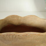 Art nouveau planter terracotta bas-reliefs