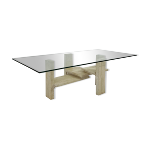table basse travertin