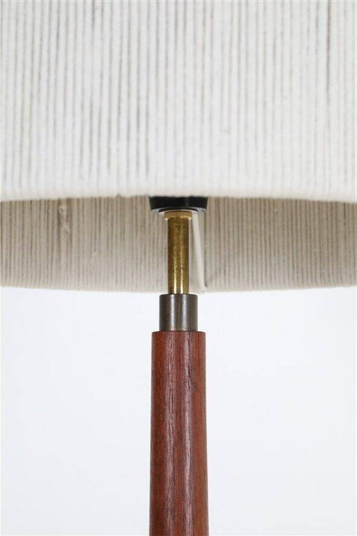 Mid-century teak floor lamp / Danish modern design / 1960s