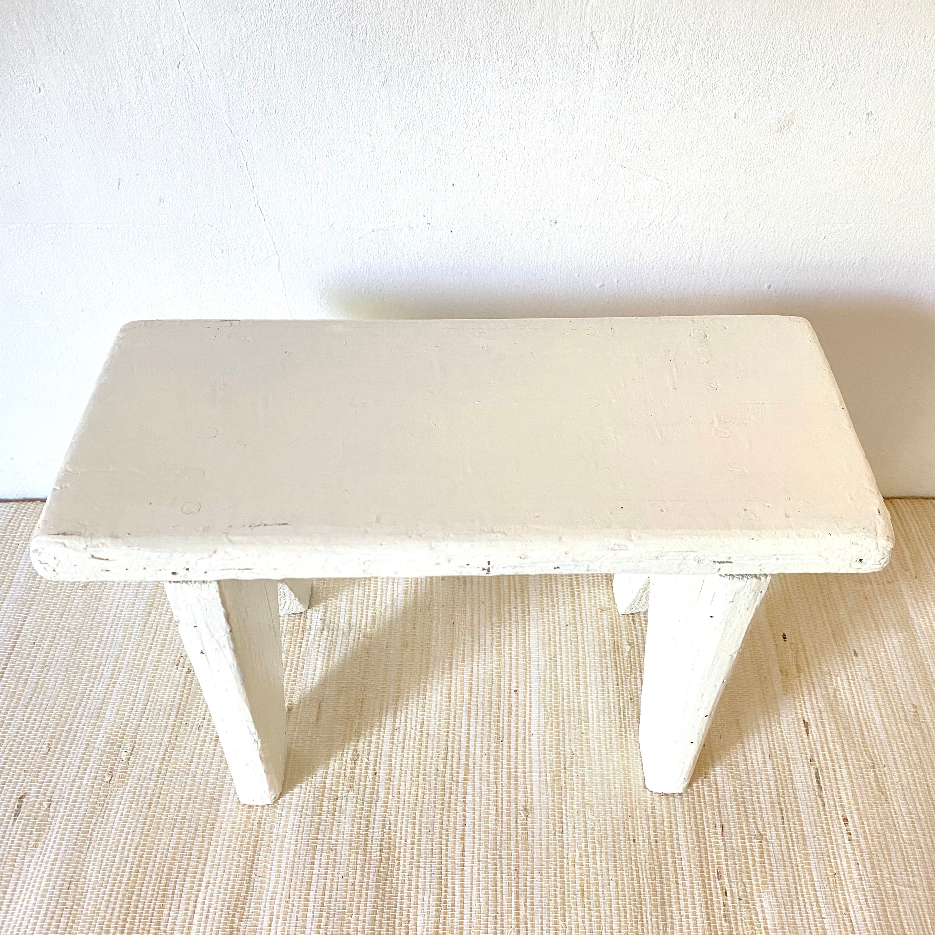 Wooden stool, plant holder