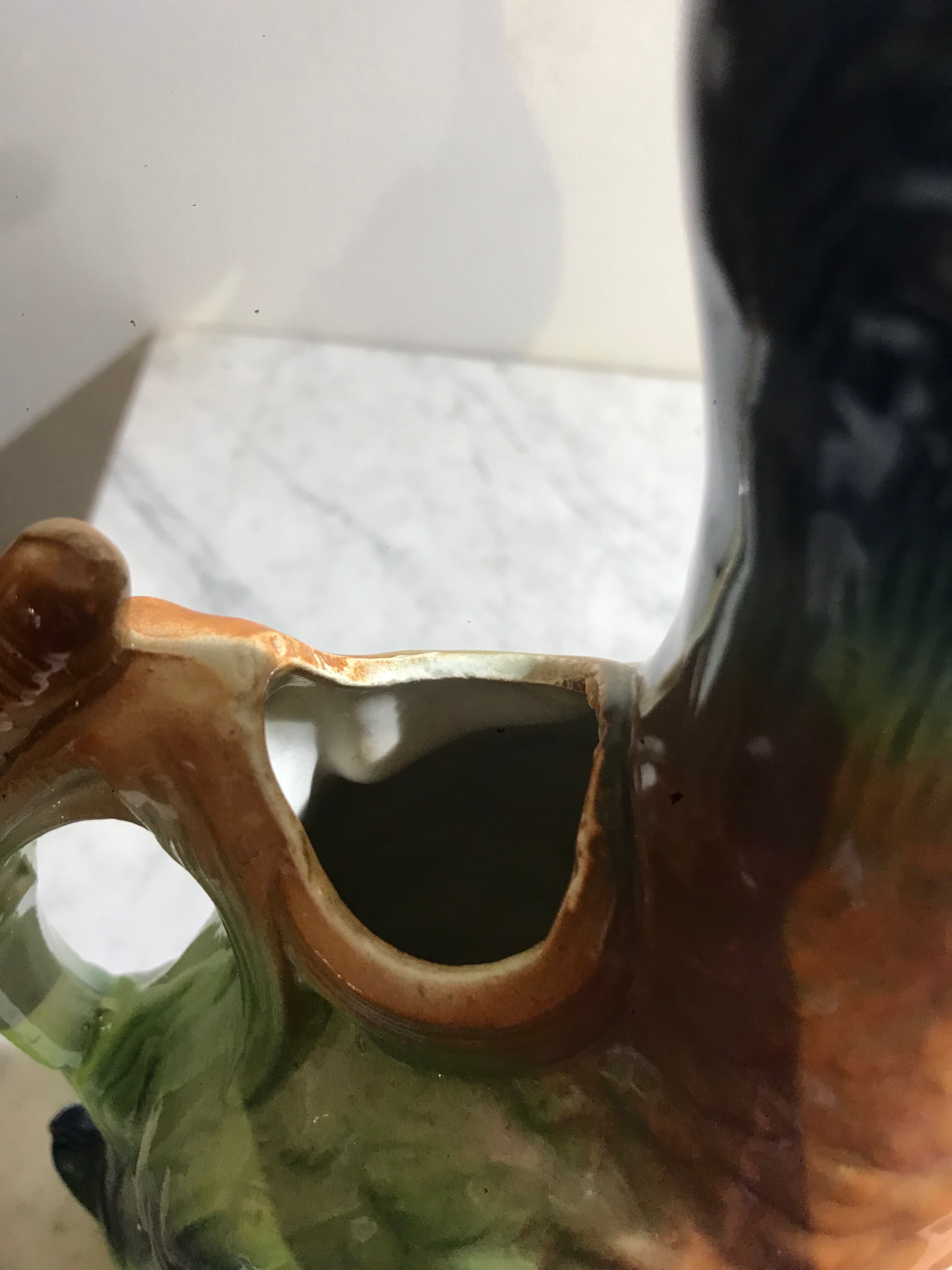 Carafe canard barbotine