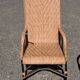 Fauteuil en rotin ancien