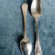 Six small Christofle model Marly spoons in silver metal