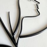 Vintage Modernist Saint Image Wall Decor