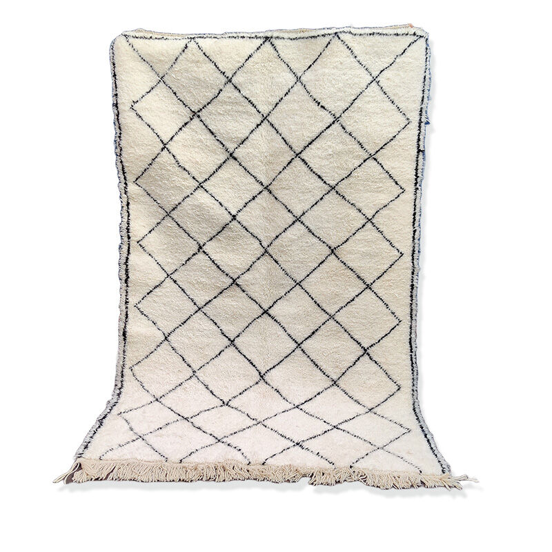 Berber carpet small diamonds 150x250 cm