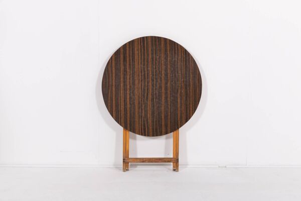 Table ronde pliante italienne moderne, années 1970, Italie