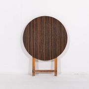 Table ronde pliante italienne moderne, années 1970, Italie