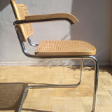 Cesca chair, Marcel Breuer design, Italian edition of the 70s/80s