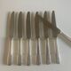 Set of 7 knives from brasserie Vieux Paris Cluny Ravinet Denfert 1960