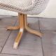 Paire de chaises pivotantes des années 70/80