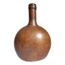 Old Spanish glass and leather bottle