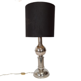 Three vintage bedside lamps in silver