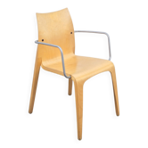 Chaise Flow en contreplaqué par Jacob Berg, années 1990.