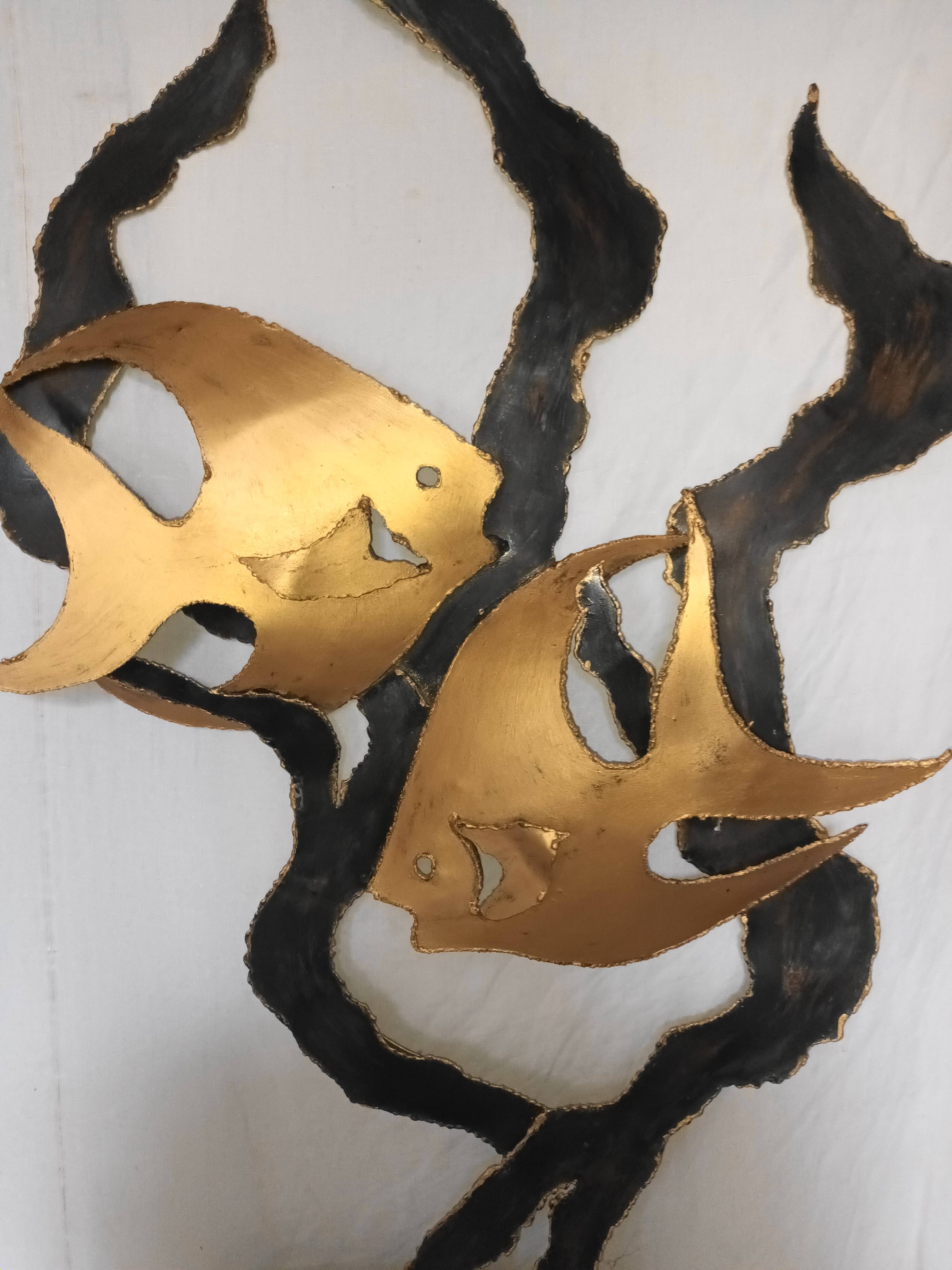 Decorative and luminous wall light from the 60s