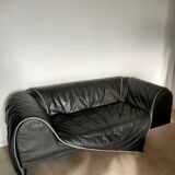 Hanging leather sofa
