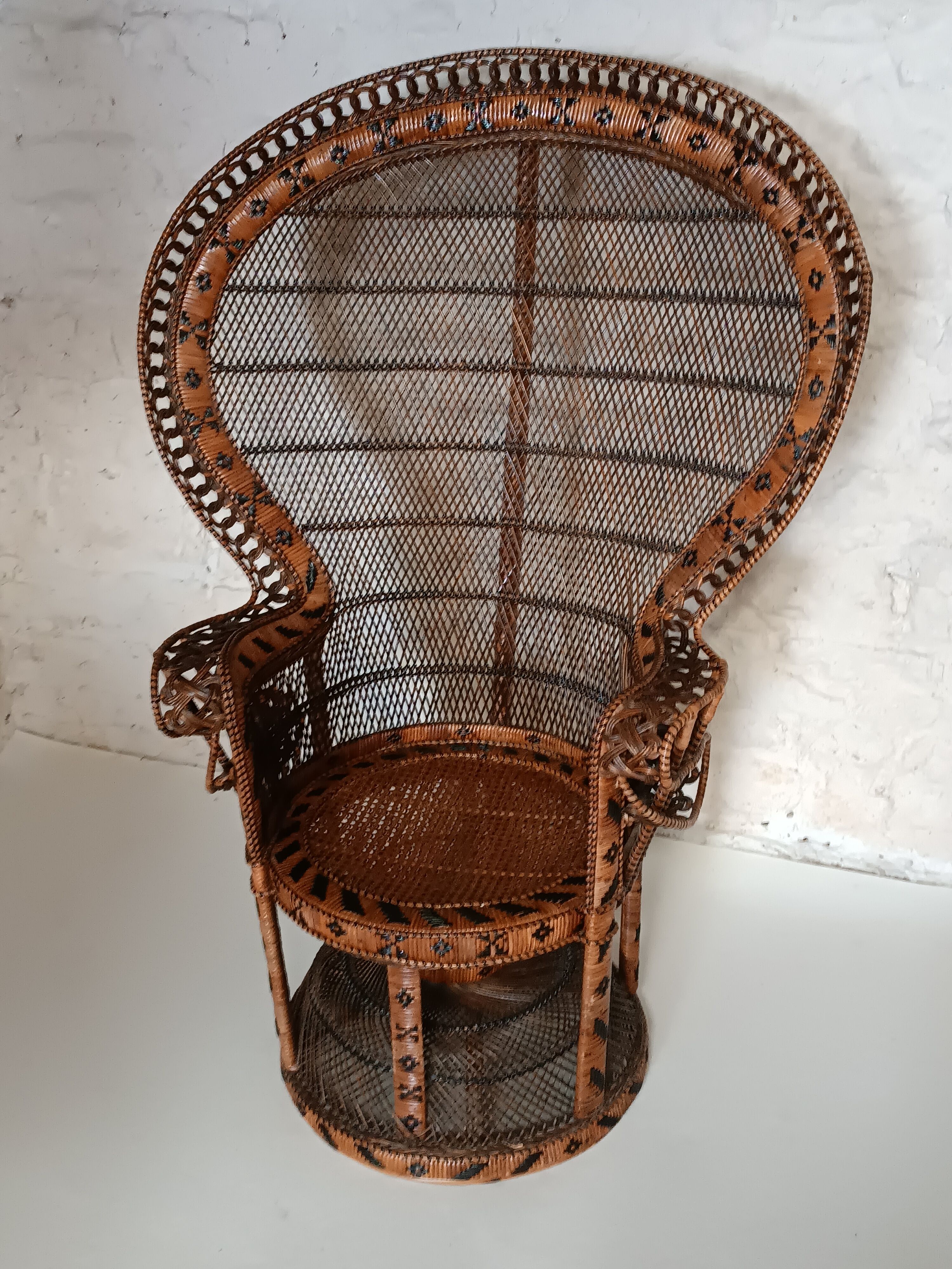 Emmanuelle rattan armchair Kok Maison 1970