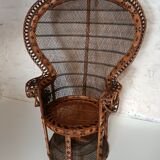 Emmanuelle rattan armchair Kok Maison 1970