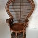 Fauteuil Emmanuelle rotin Kok Maison 1970