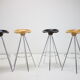 Set of Four Beech Jamaica Bar Stools by Pepe Cortés, 1990s