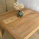 Renovated antique solid chestnut table – extendable