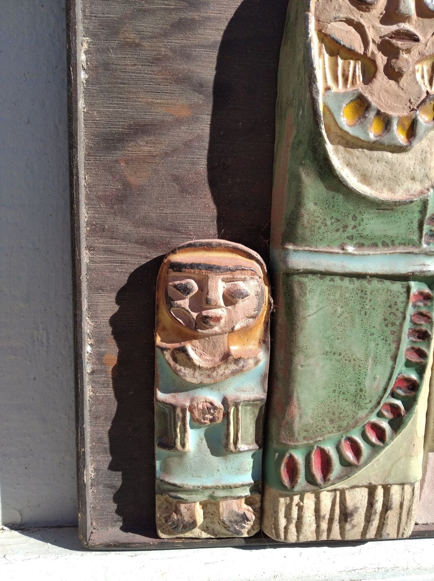 Roland Zobel ceramic painting, the Anduze Cyclades