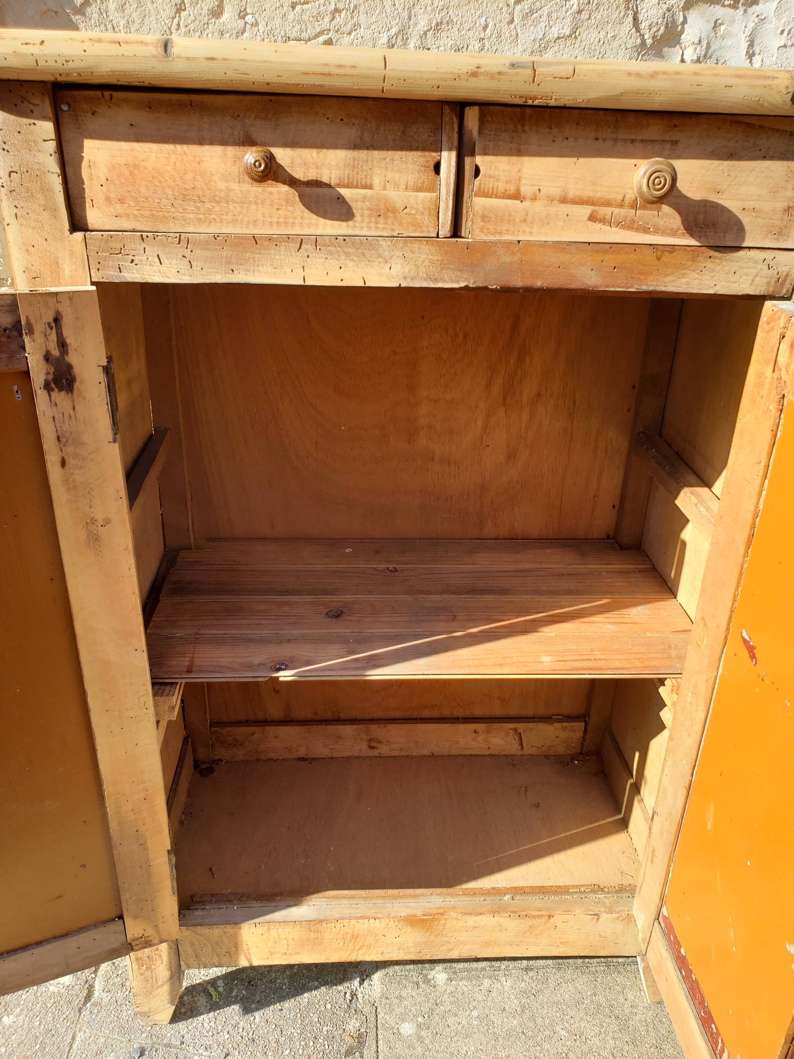 Parisian buffet patina old "Aveyron"