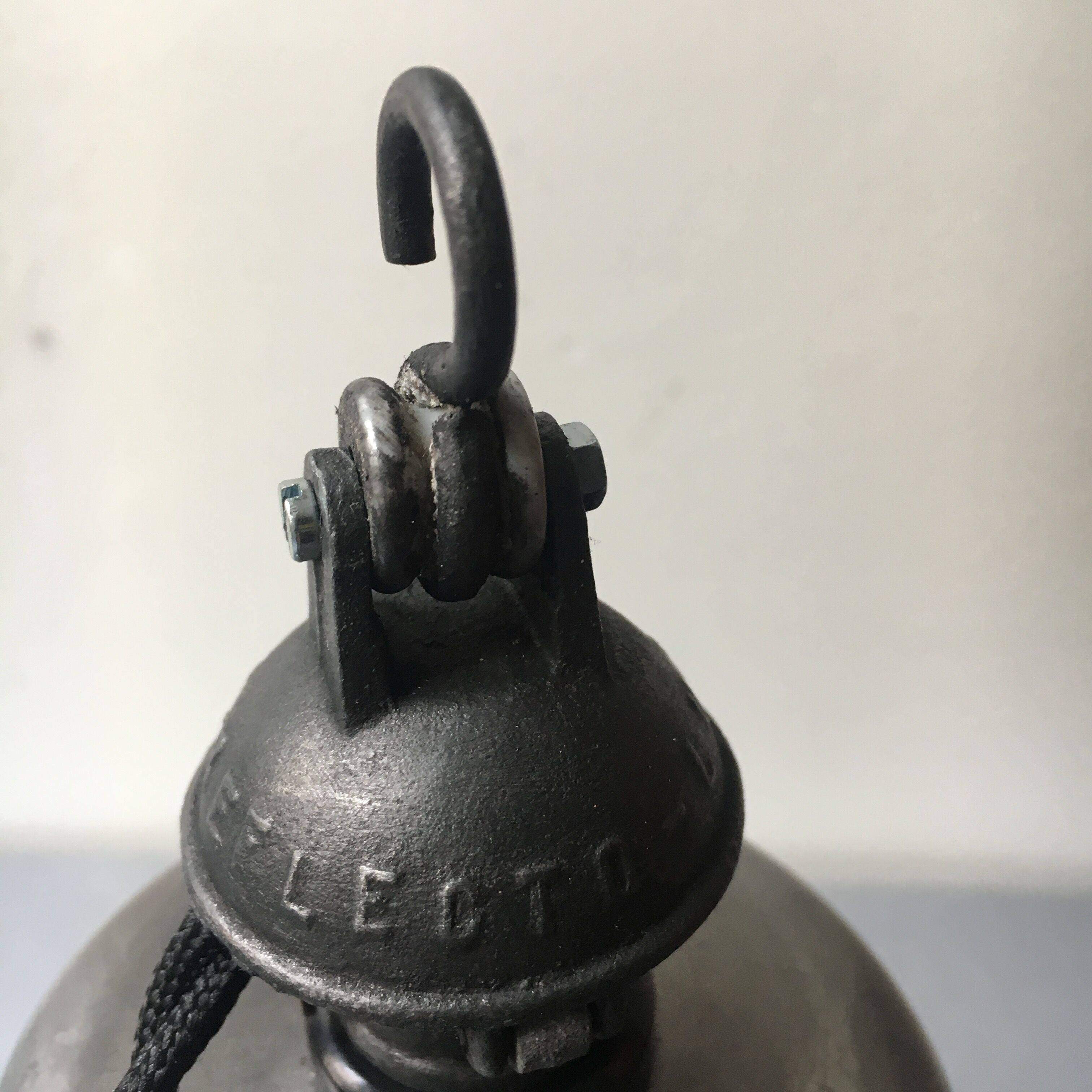 Old hanging lamp factory workshop industrial reflecto lux