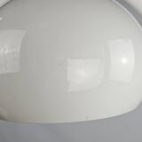 Lampadaire en métal blanc et plastique style futuriste