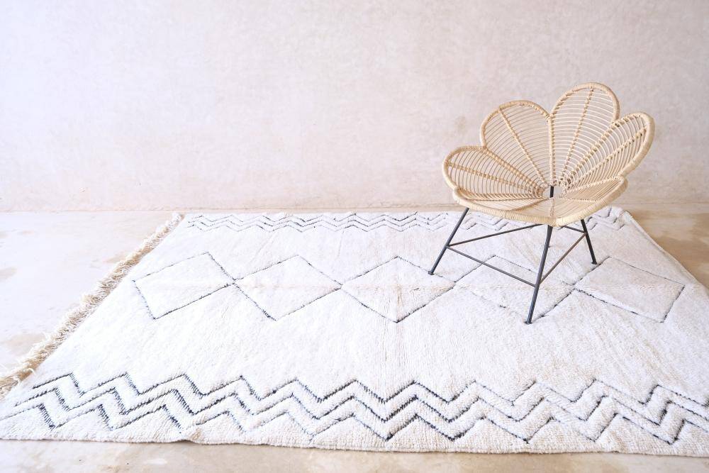 Moroccan Beni Ourain rug - 282 x 207 cm